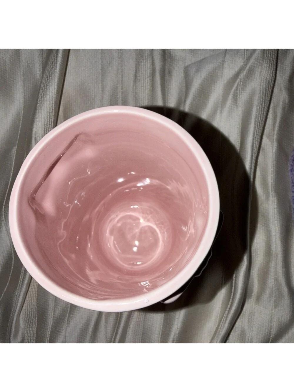 Paris Hilton Pink bow accent  Ceramic Flower Vase Y2K Glam